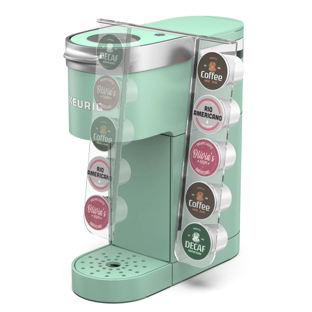 K Cup Holder for Keurig Mini, Acrylic Coffee Pod Storage Organizer U6843