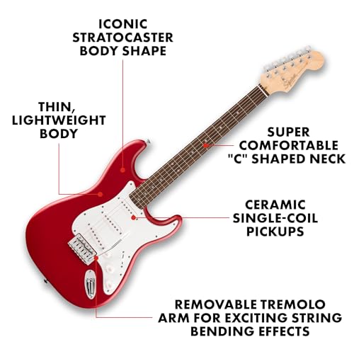 Electric Guitar for Beginners, Black Matte Finish C923