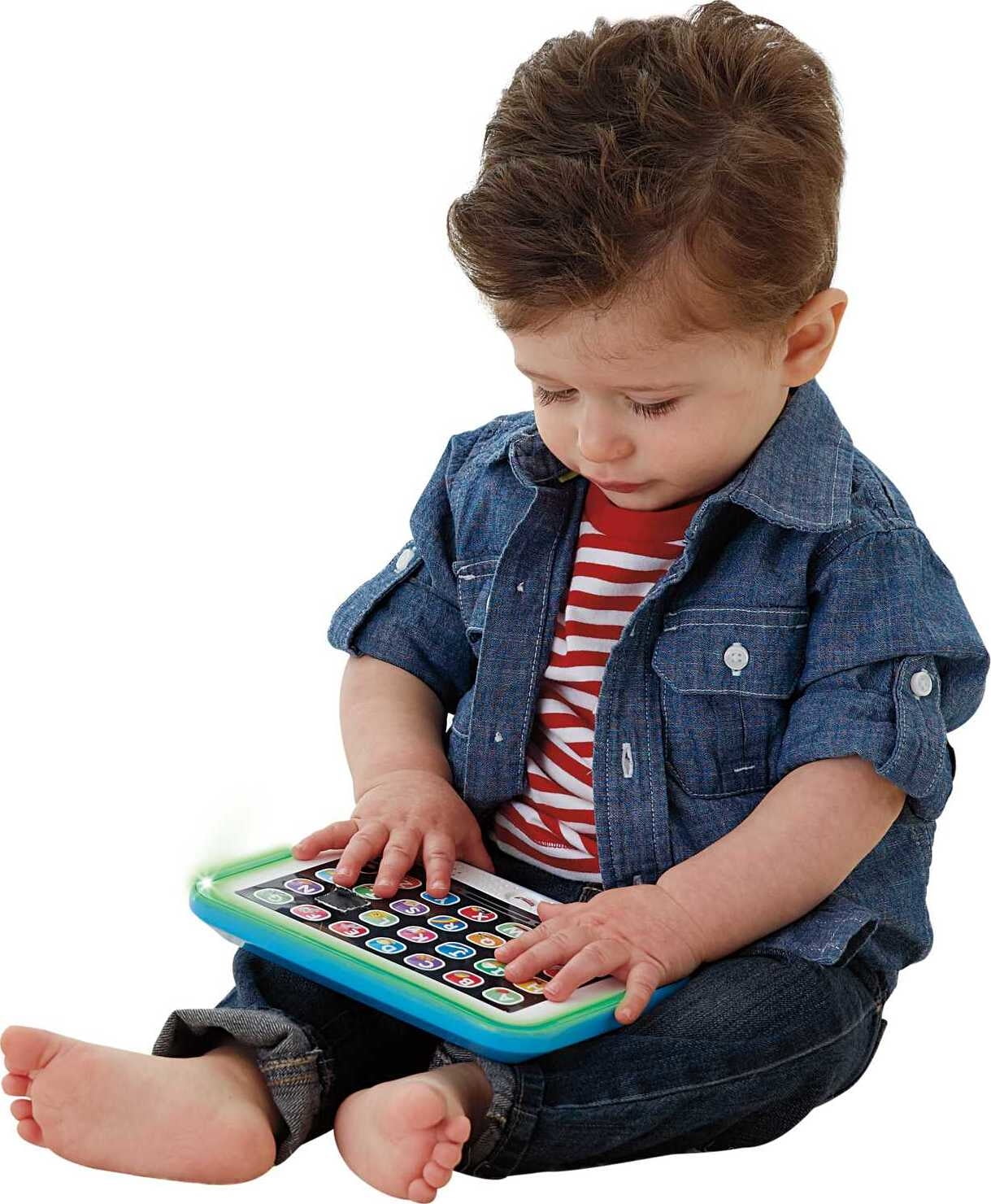 Pretend Tablet Learning Toy with Lights and Music for Baby and Toddler Q1842