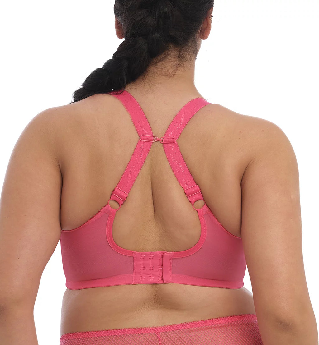 Plunge Underwire Bra with Stretch Lace M6533