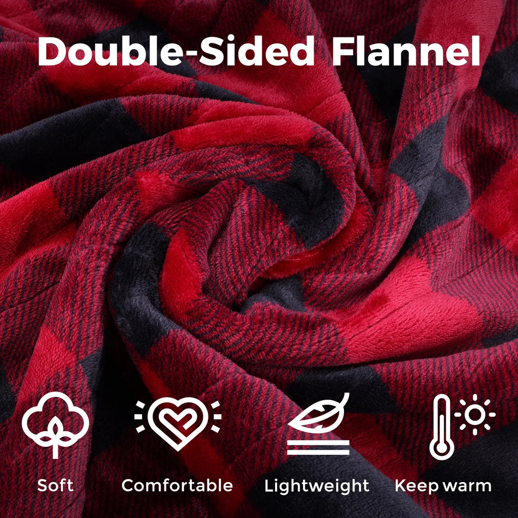 Heated Throw Blanket with Auto Shutoff, Machine Washable L812
