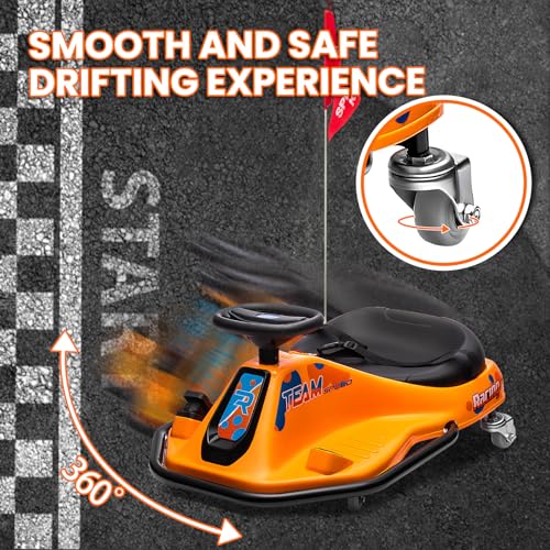 24V Electric Go Kart Drifting Car with 360° Rotation N6384