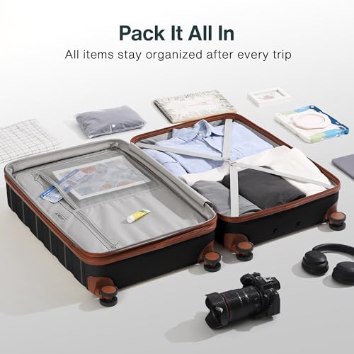 Luggage Set 3 Piece Hardside Expandable Lightweight with TSA Lock Spinner Wheels H69941