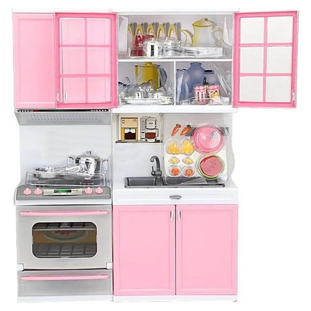 Mini Kids Kitchen Pretend Play Cooking Set with Stove I13385