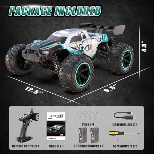 1/14 RC Car 4WD All Terrain Off Road Truck 60 Mins Runtime A50387