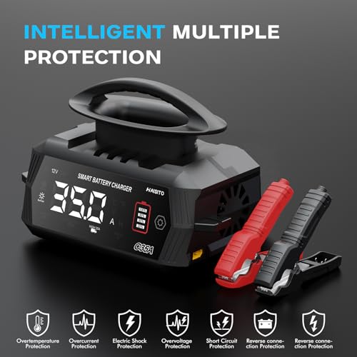 12V 24V 10-Stage Smart Battery Charger and Maintainer B154