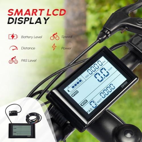 Electric Bike Conversion Kit 48V 1000W 26 Inch Fat Front Wheel Hub Motor J755