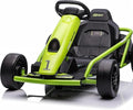 Electric Drift Kart for Kids, 24V Ride On Toy with 2×300W Motors H567371