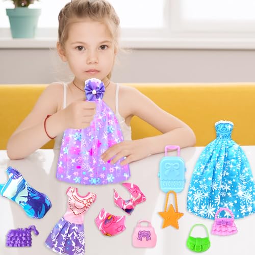 Doll Clothes and Accessories Set with Closet for 11.5 Inch Doll U34465