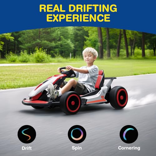 24V Electric Go Kart for Big Kids with 5-Point Safety Belt X6468