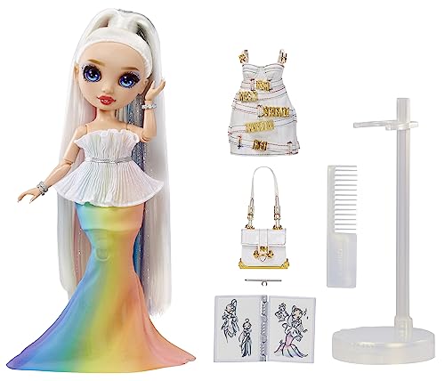 Rainbow 11" Fashion Doll and Playset with 2 Outfits and Accessories O29422
