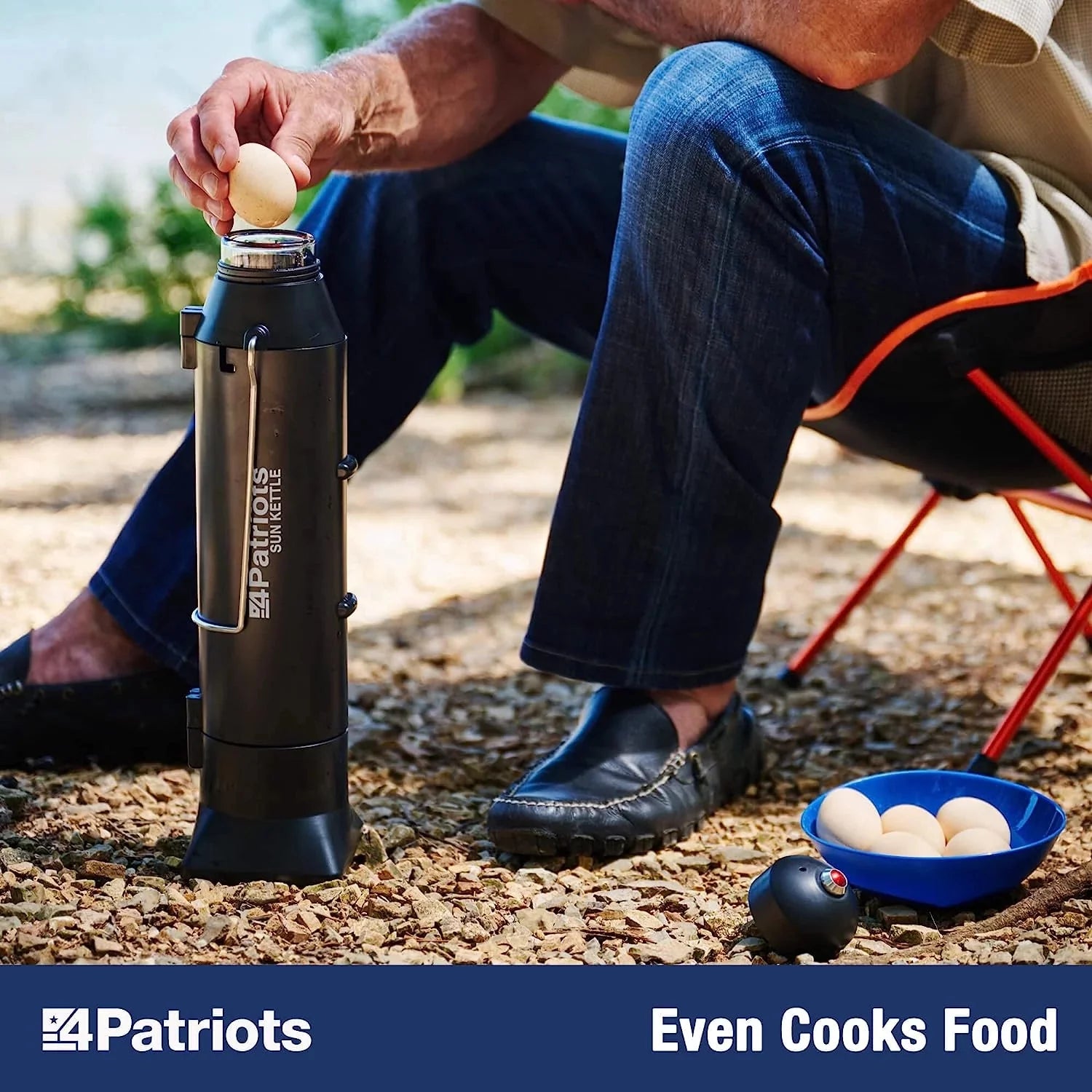 Solar Powered Portable Water Heater Thermos D64037