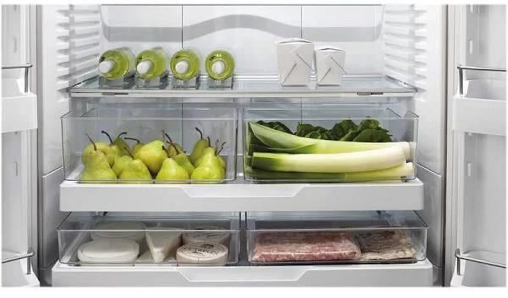 36 Inch Freestanding Counter Depth French Door Refrigerator in Stainless Steel J396