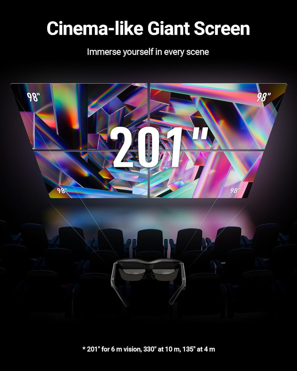 AR Glasses with Micro OLED Display and 120Hz Refresh Rate D52278