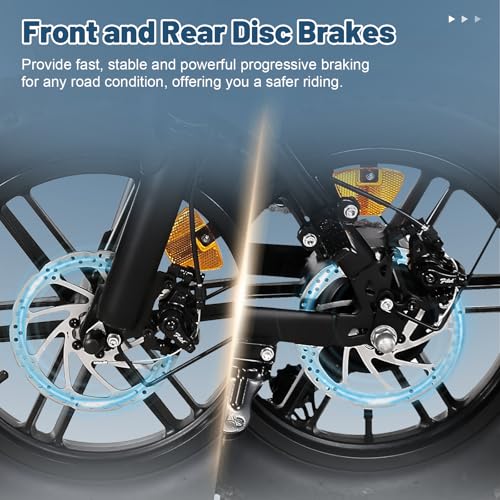 Electric Bike for Adults, 16" Fat Tire, 500W Motor, 20MPH K29448