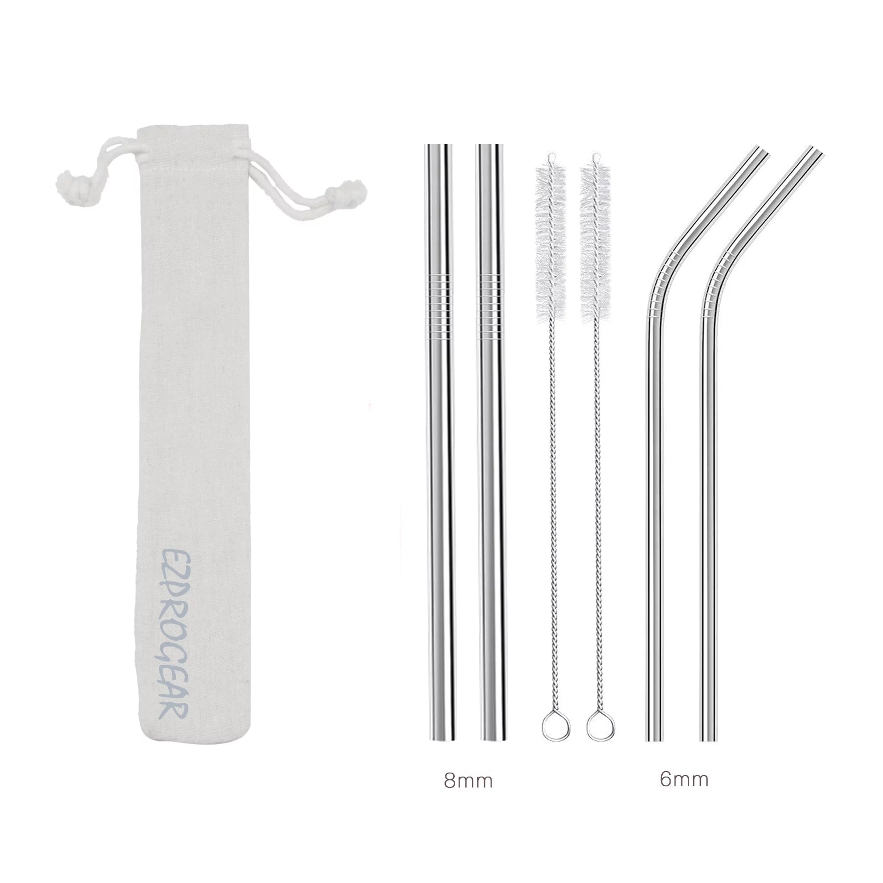 40 oz 2 Pack Stainless Steel Tumbler with Handle and Straws R922093