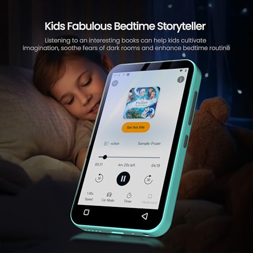 80GB Kids MP3 Player with Bluetooth, Parental Controls, WiFi, 4" Screen (Pink) C6683