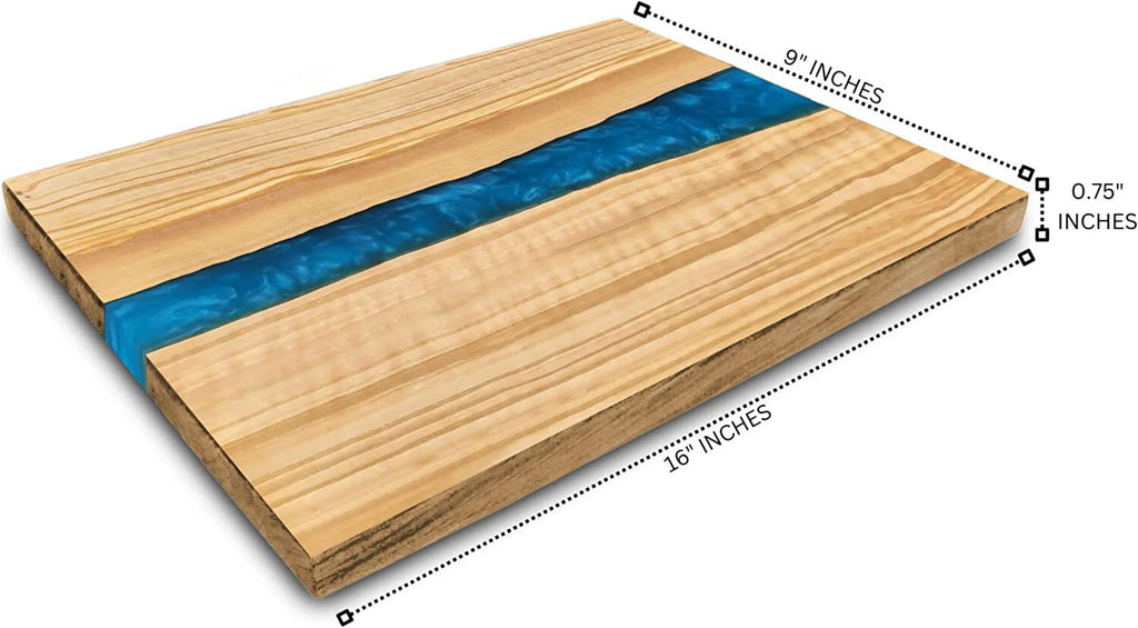 Blue Resin River Cheese Board Serving Tray O770