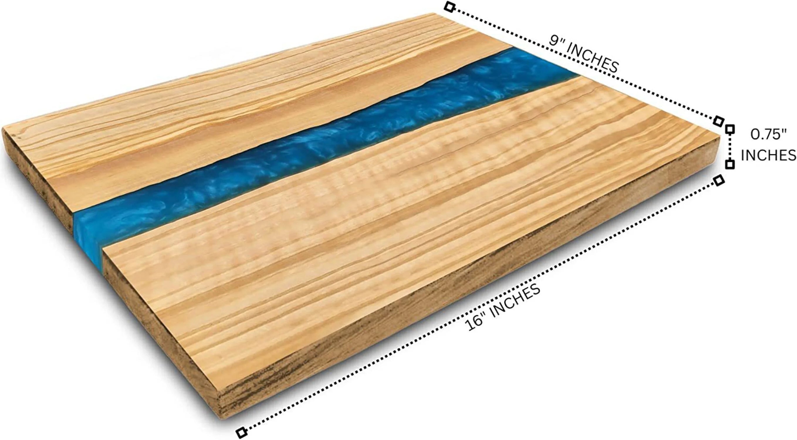 Blue Resin River Cheese Board Serving Tray O770