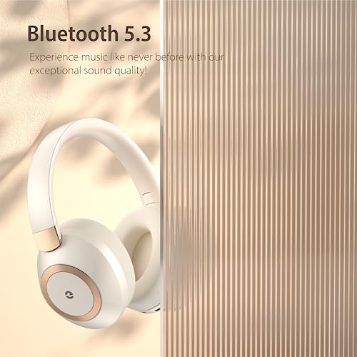 Wireless Over Ear Headphones with Active Noise Cancelling and Microphone Y560932
