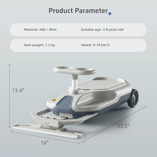 12V Ride On Car for Kids, Electric Go Kart with Steering K15186