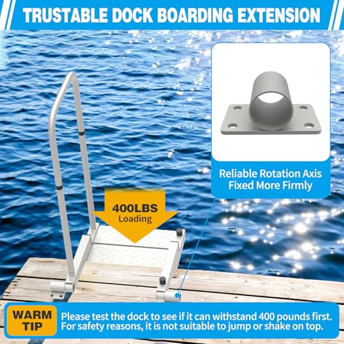 Boat Boarding Platform and Dock Extension Step Up & Down Fixed P430