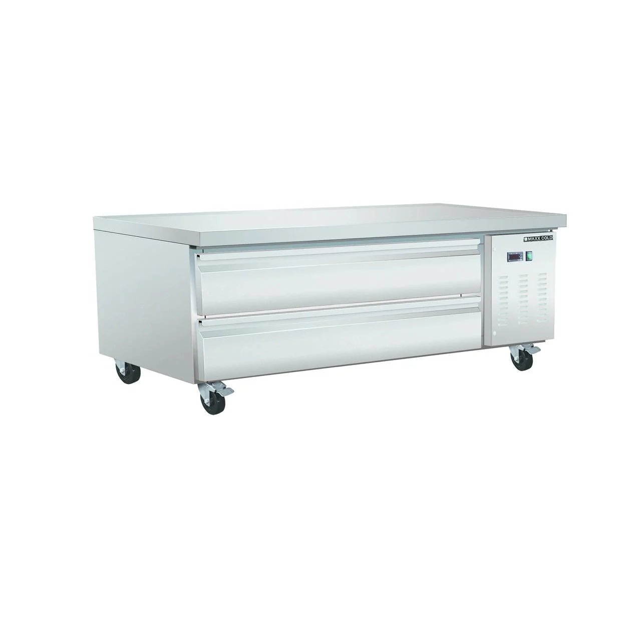 Two-Drawer Refrigerated Chef Base, 62"W, Stainless Steel W905