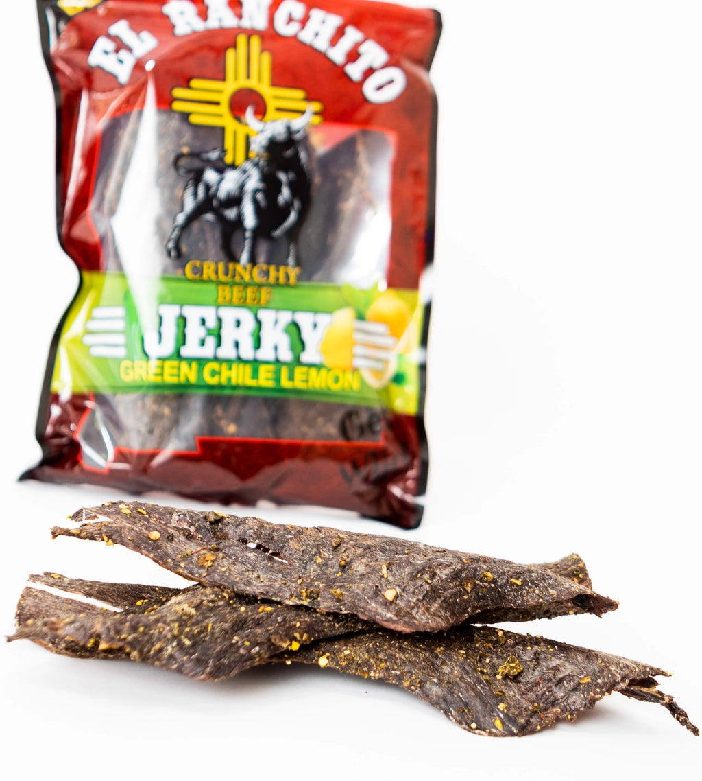 Crunchy Beef Jerky, Green Chile Lemon, 6 oz K3786