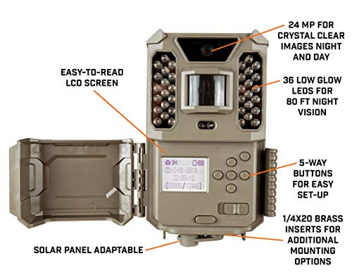 Trail Camera 24MP 1080p HD Night Vision W8684