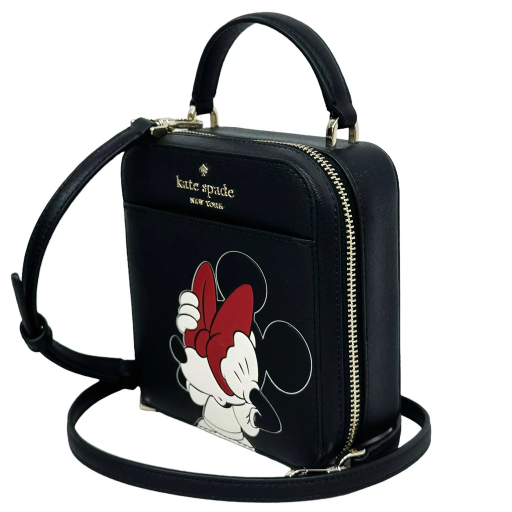 Disney Minnie Mouse Daisy Vanity Saffiano PVC Crossbody Handbag C1606