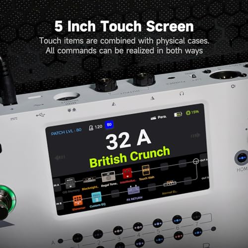 Multi-Effects Guitar Pedal with 80 Presets and Loop X7770