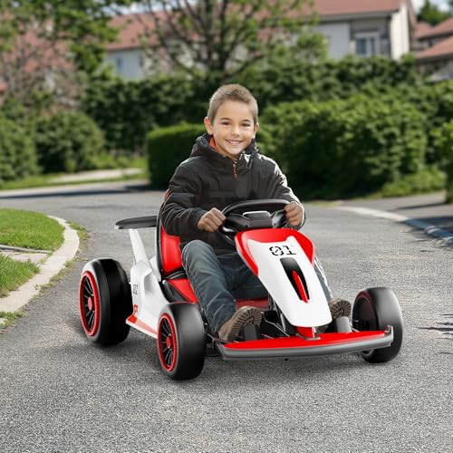 24V Electric Go Kart for Big Kids with 5-Point Safety Belt X6468