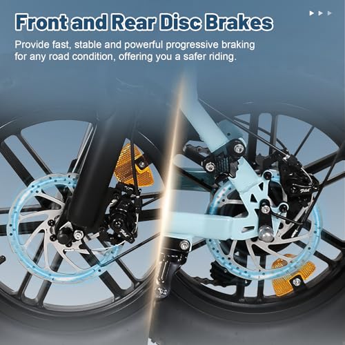 Electric Bike for Adults, 16" Fat Tire, 500W Motor, 20MPH K29448