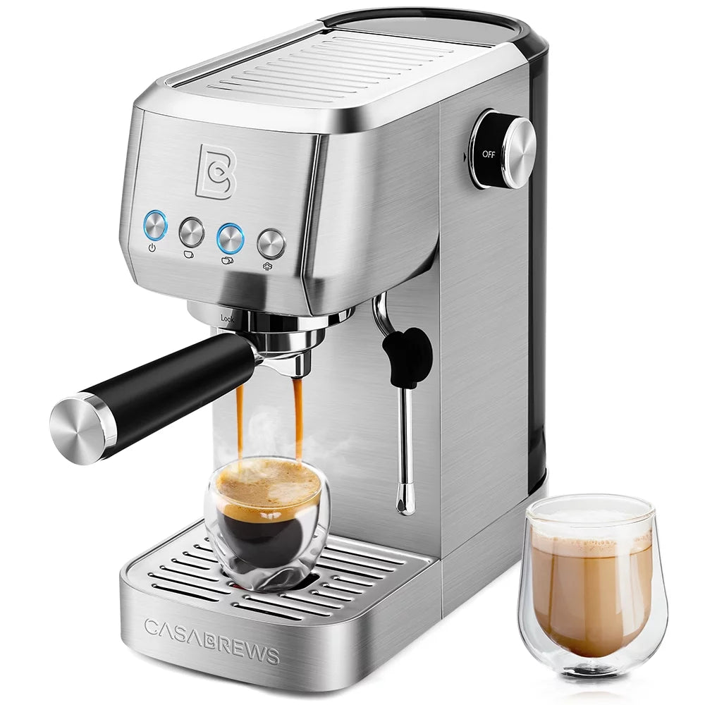 Espresso Machine with Milk Frother, 49 oz Water Tank N4690