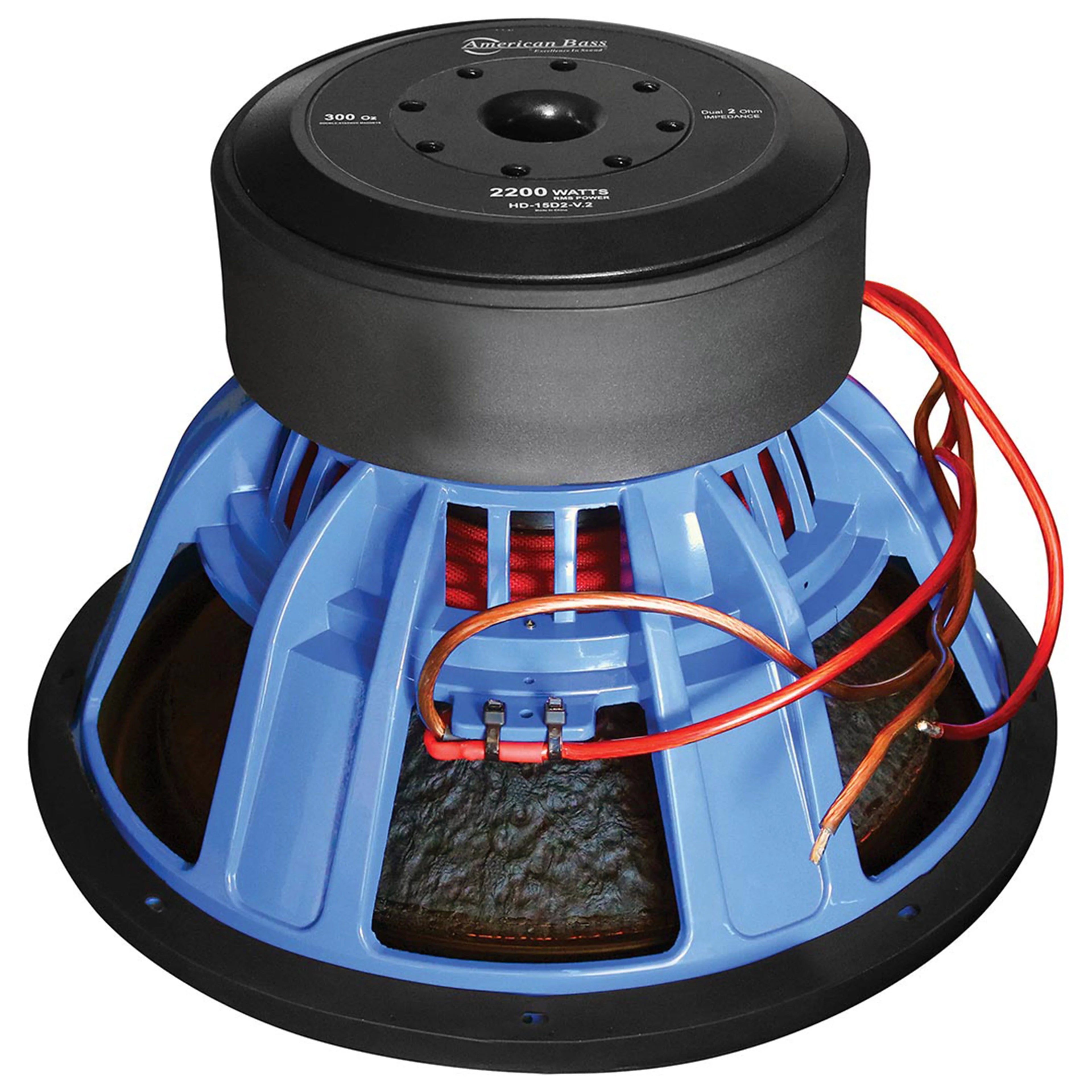 15" Subwoofer 4000W Dual 2 Ohm H4095