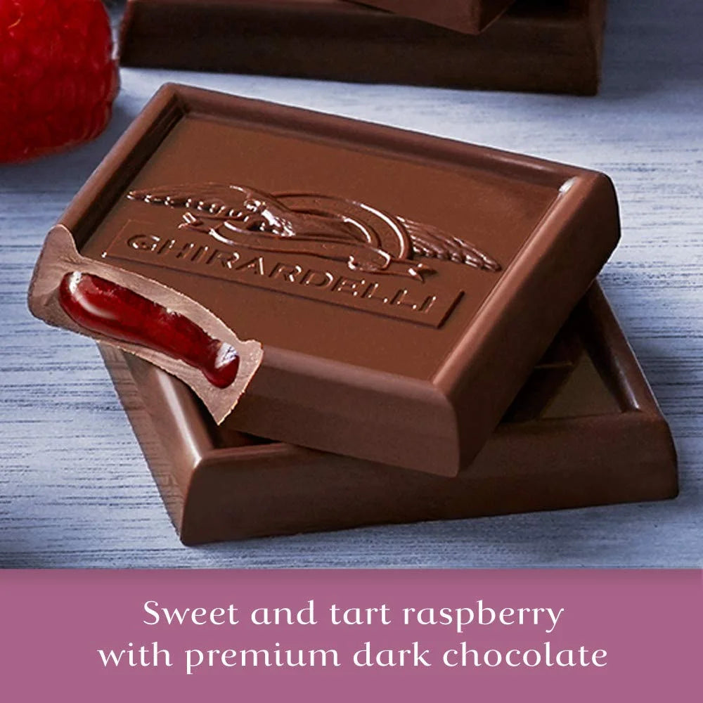 Dark Chocolate Raspberry Squares, 5.32 oz Bag, Pack of 6 B29459