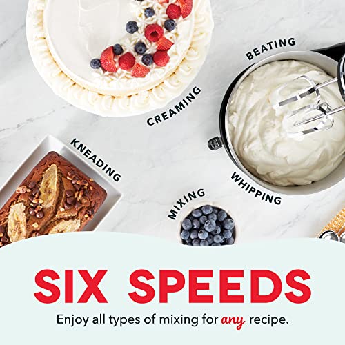 Stand Mixer with 3 Quart Stainless Steel Bowl, 6 Speeds H9467