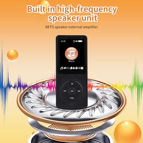 128GB Bluetooth MP3 Player with Speaker, Voice Recorder W389324
