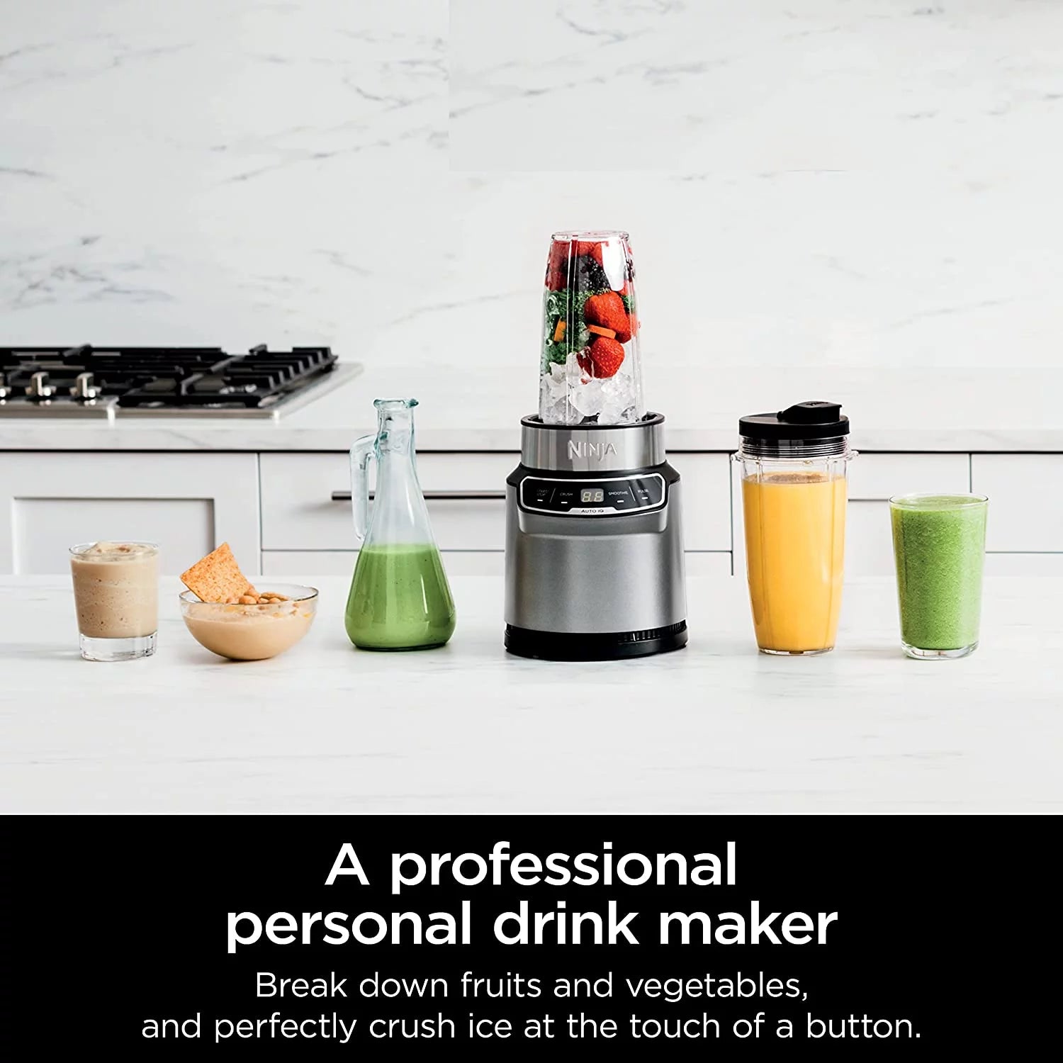 Compact Personal Blender, 900-Peak-Watt Motor, Silver P942971