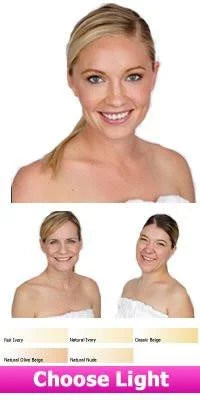 Airbrush Foundation 5 Assorted Light Satin Shades L547