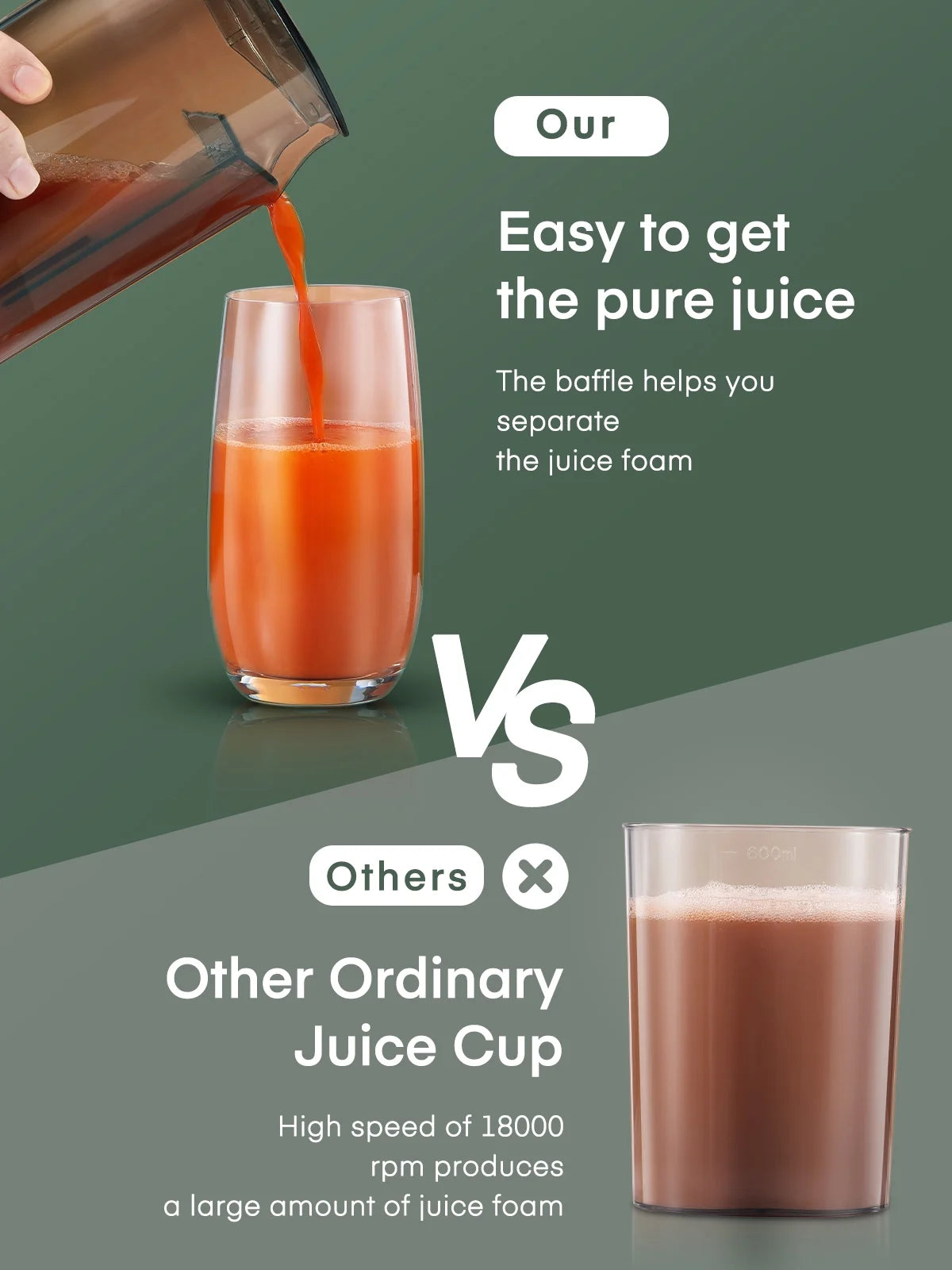 Juicer Machine with 3" Feed Chute, Easy to Clean, Black E81515