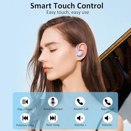 Wireless Earbuds Bluetooth 5.4 with Noise Cancelling Mic, IP7 Waterproof for Running Z469