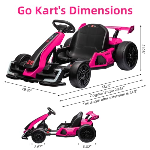 24V Electric Drift Go Kart for Kids with 300W Motor V722565