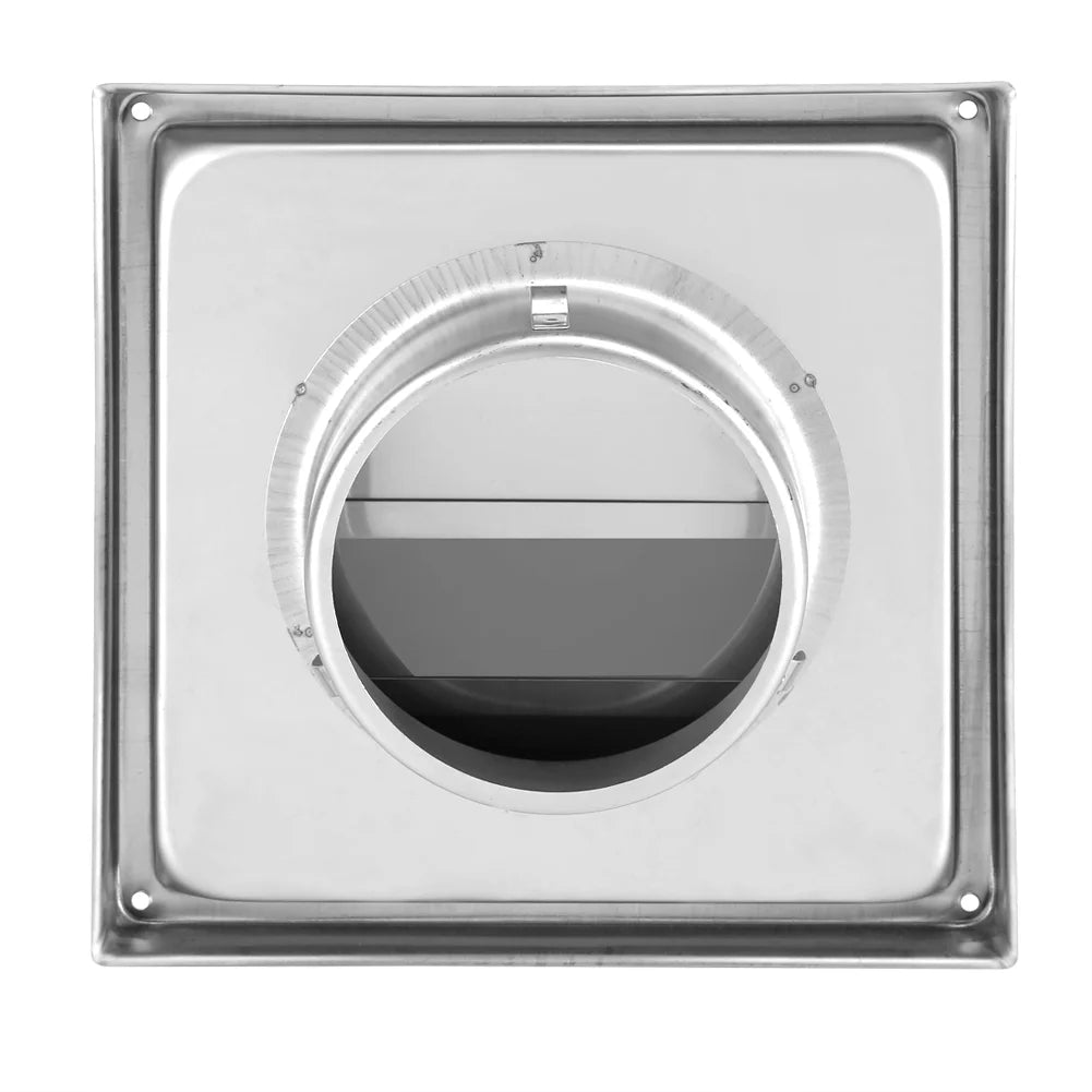 Dryer Vent Cover 100mm Stainless Steel Wall Vent with Moving Flaps M15926