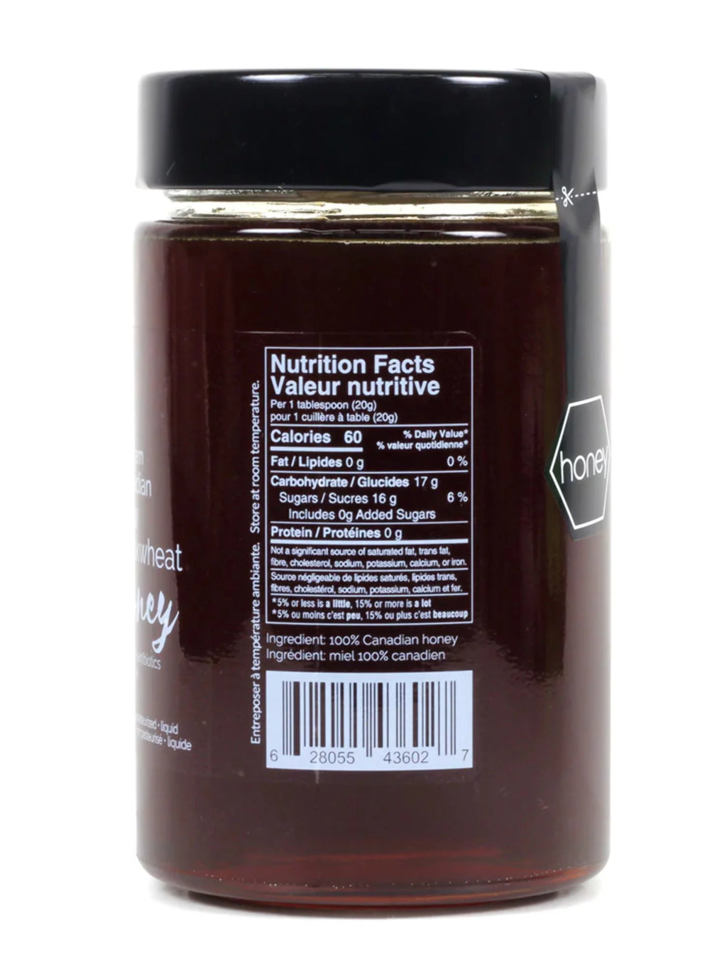 Raw Buckwheat Honey 3-Pack, 500g Each, Unpasteurized V8528