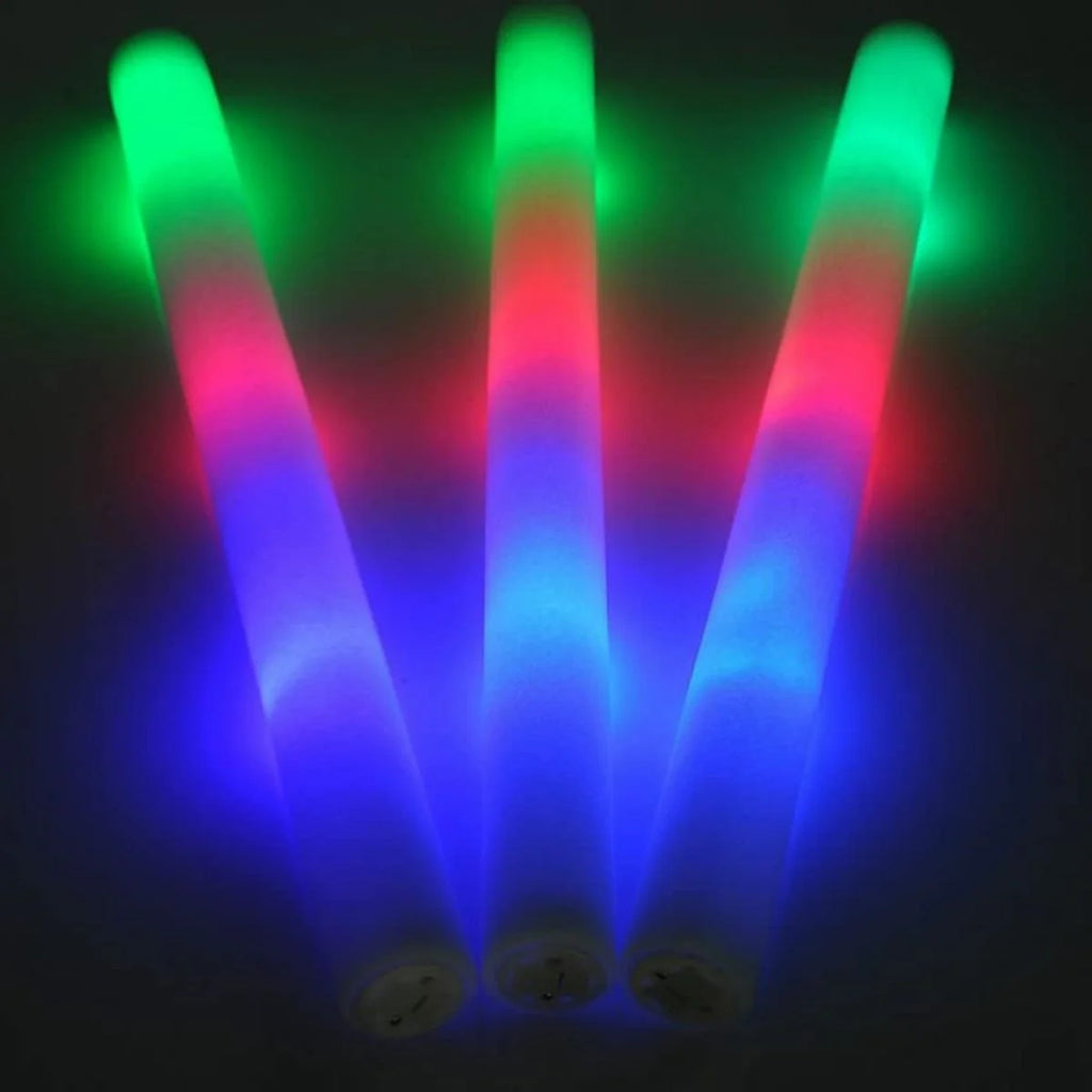 LED Foam Sticks 18in Glow Wands Party Supplies C63298