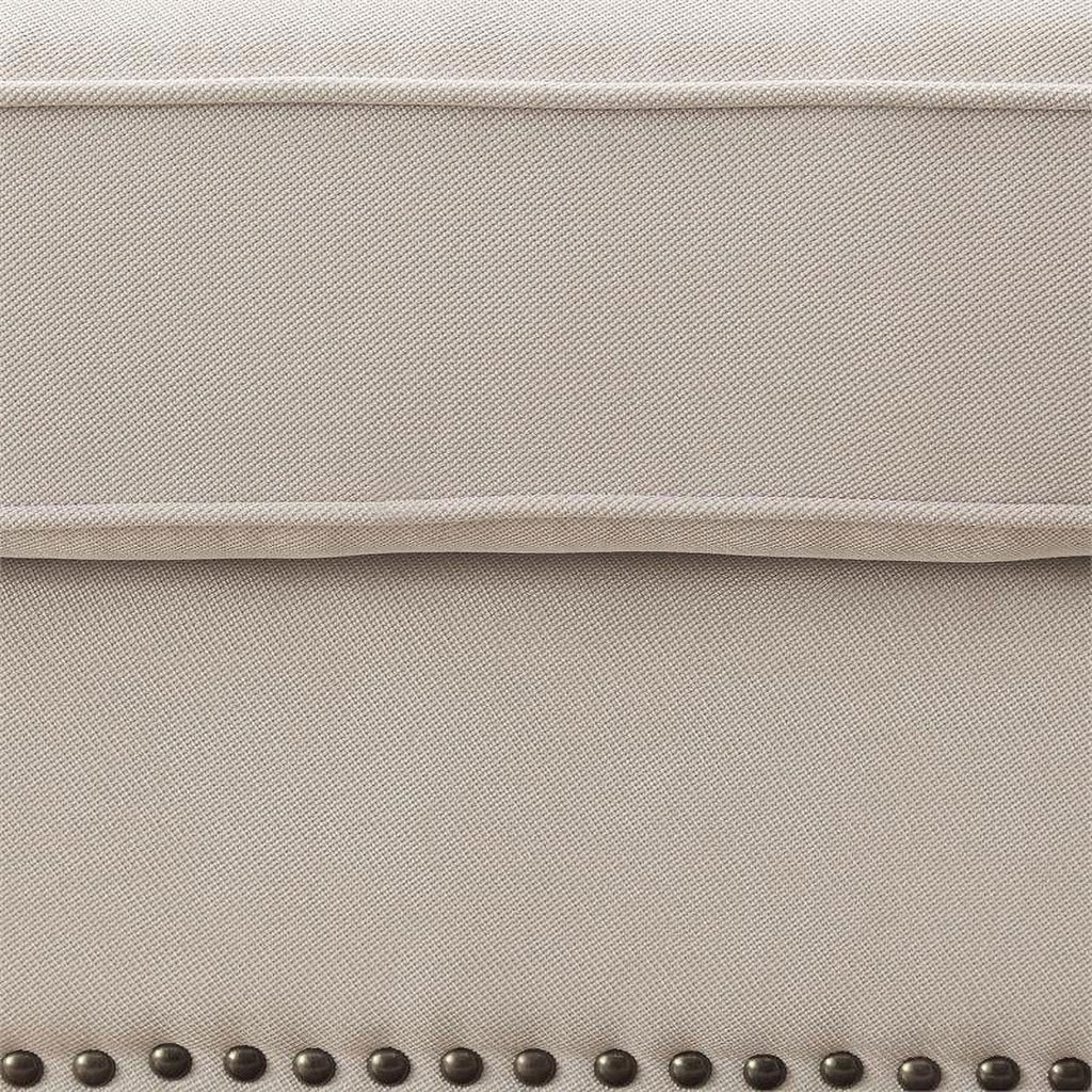 Armless Accent Chair in Beige Y271476