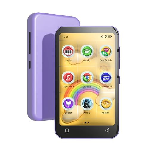 80GB Kids MP3 Player with Bluetooth, Parental Controls, WiFi, 4" Screen (Pink) C6683