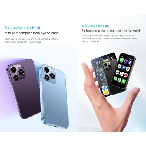 Mini Smartphone 3.0 Inch Unlocked 3G Dual SIM Mobile Phone (Purple) T14959