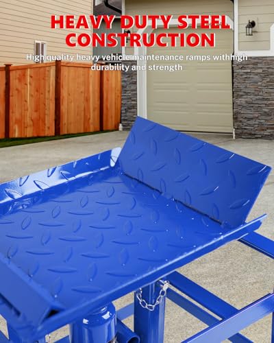 Hydraulic Car Ramps, 5 Ton Capacity, Heavy Duty Steel, 2 Pack O8169
